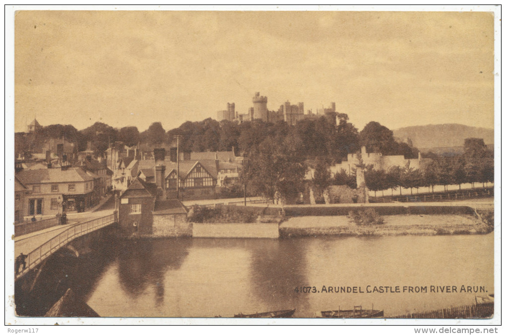 Arundel Castle From River Arun - Arundel