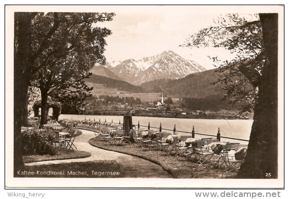 Bad Wiessee - S/w Kaffee Konditorei Machet Tegernsee - Bad Wiessee