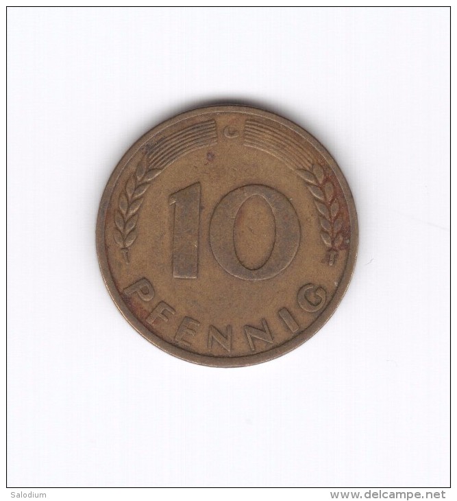 10 PFENNIG 1950 G (Id-103) - 10 Pfennig