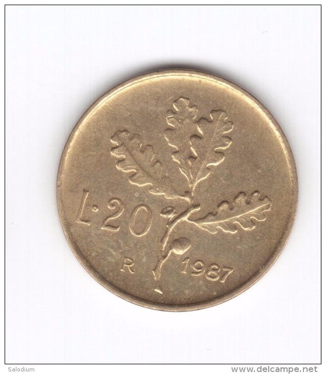 20 Lire 1987 (Id-400) - 20 Lire