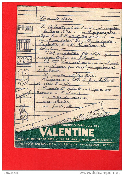 Protège Cahier - VALENTINE - Les Belles Peintures - Farben & Lacke