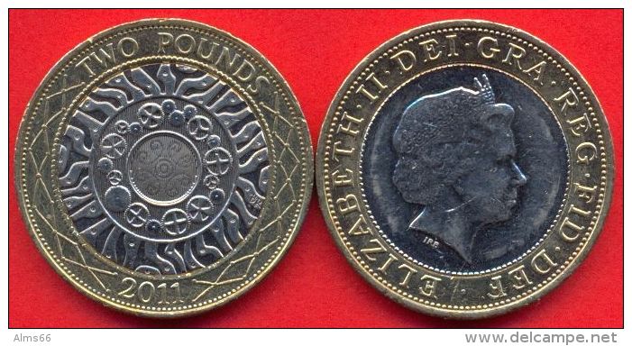 Great Britain UK 2 Pounds 2011 AUNC - 2 Pounds