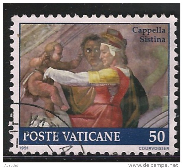 VATICAN 1991 SCOTT 870-871 (o) VALUE US $ 0.40 - Usados