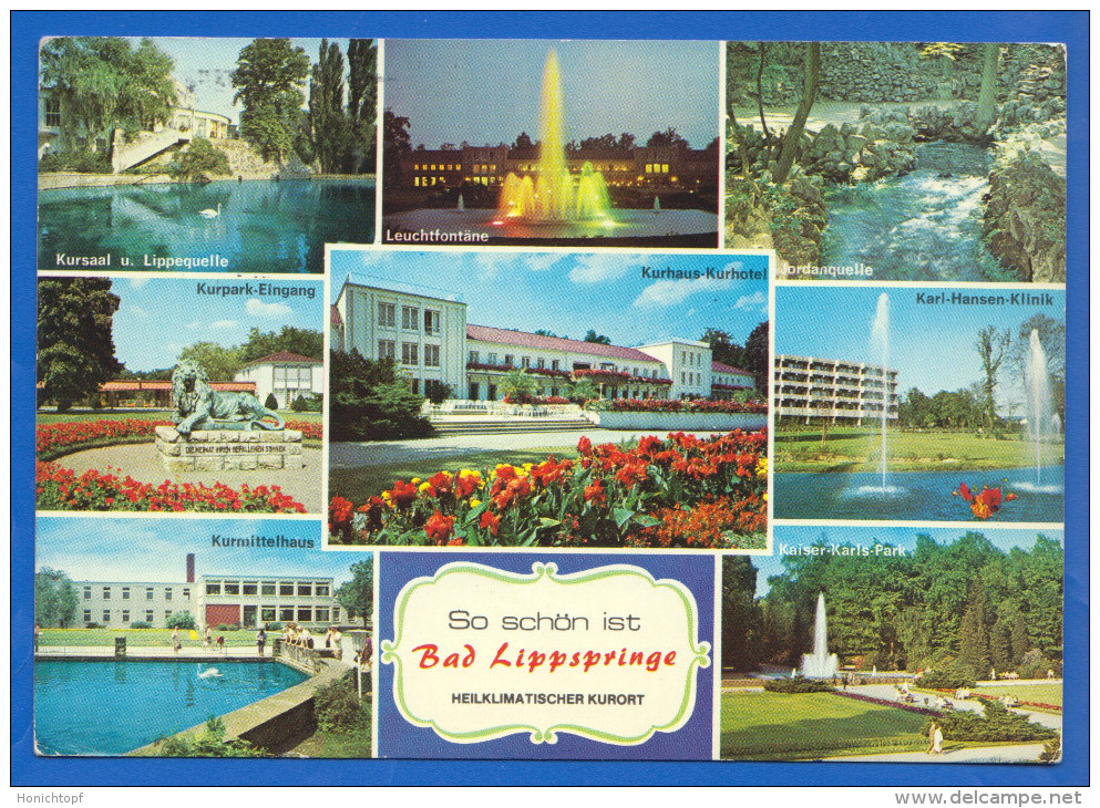 Deutschland; Bad Lippspringe; Multibildkarte - Bad Lippspringe