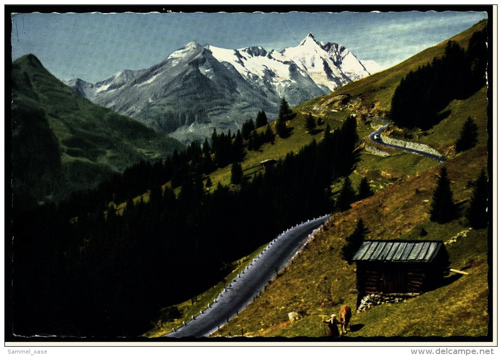 Grossglockner Hochalpenstrasse  -  Südrampe Mit Großglockner  -  Ansichtskarte Ca.1970    (4654) - Heiligenblut