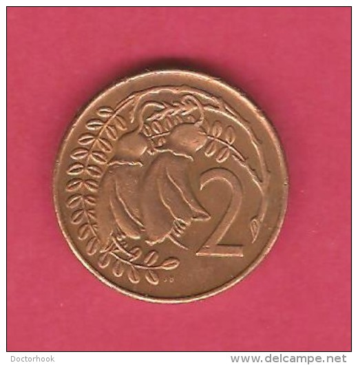 NEW ZEALAND  2 CENT 1971 Serifs On Date (KM # 32) - New Zealand