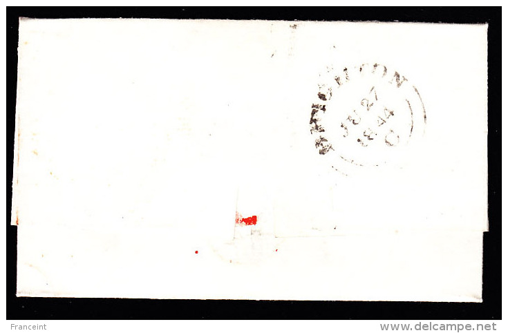 Great Britain Stampless Folded Letter Brighton BS - ...-1840 Prephilately