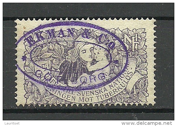 SCHWEDEN Sweden Charity Tuberculosis Gegen Tuberkulose Wohlfahrt Poster Stamp O - Steuermarken