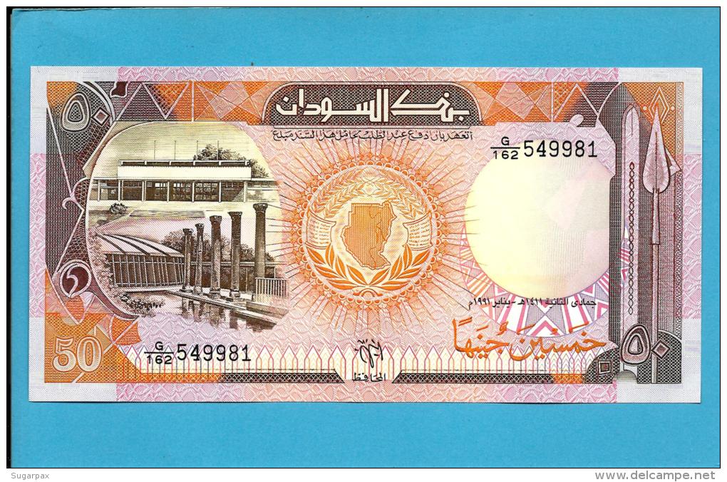 SUDAN - 50  SUDANESE POUNDS - 1991 - P 48 - UNC. - 2 Scans - Sudan