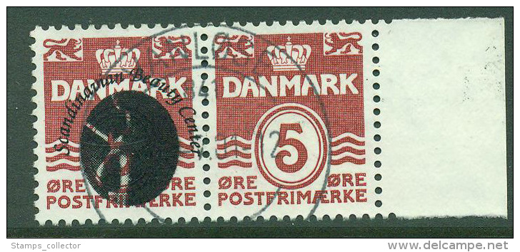 Se-Tenant. Danish Advertisement. Overprint Scandinavian Beautycenter On 5 Øre, PRAGT Cancelled, - Booklets