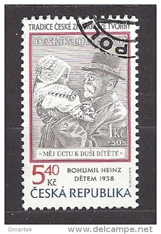 Czech Republic  Tschechische Republik  2000 ⊙ Mi 242 Sc 3109 Czech Stamp Production Heritage. For Children 1938. C1 - Oblitérés