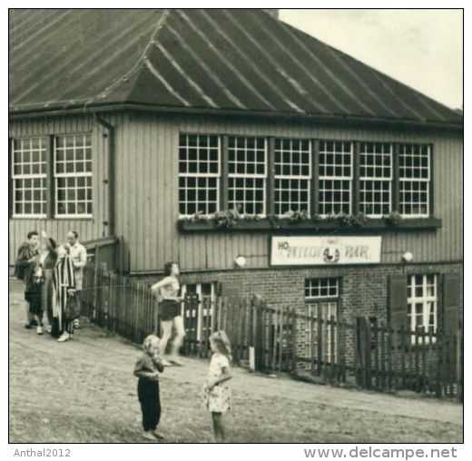 Rarität Prerow Dünenhaus Mit HO AHOI Bar Personen Kinder Sw - 1959 Gel. 22.6.63 - Seebad Prerow