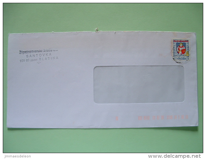 Slokakia 1996 Cover From Slatina - Arms Senica Warrior Shield - Lettres & Documents