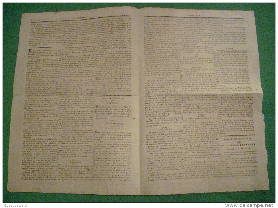 Coimbra - Jornal "O Observador" Nª 111 De 1846 - Revues & Journaux