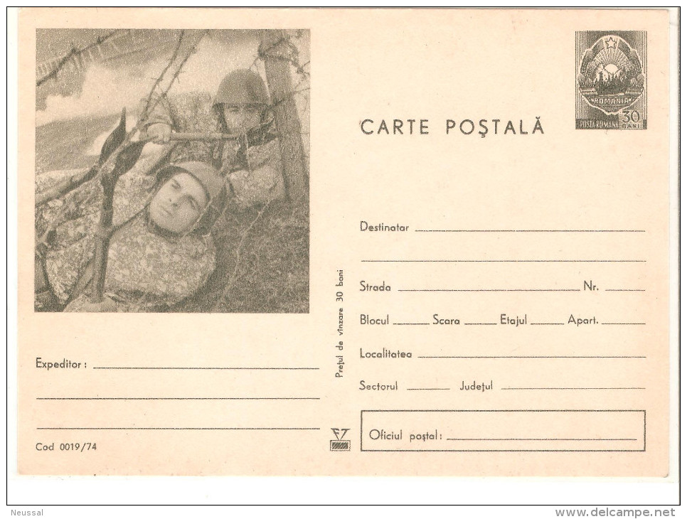 Tarjeta Postal De Rumania - 2. Weltkrieg (Briefe)