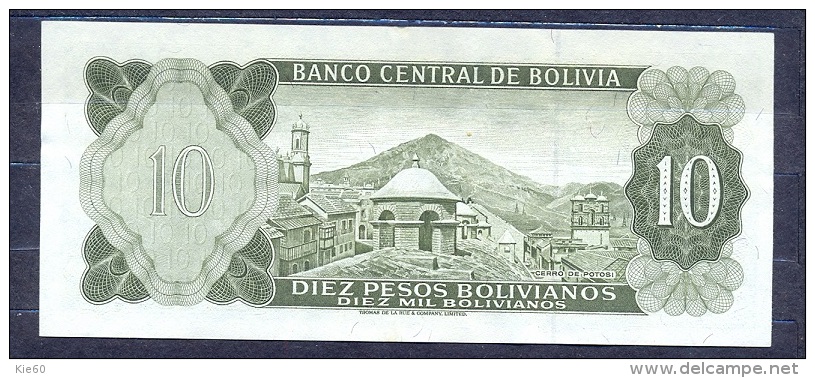 Bolivia  - 1976 -  10 Pesos Bol  .. P154.a4 - Bolivia