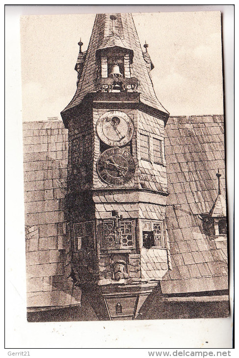 8703 OCHSENFURT, Kunst-Uhr Am Rathaus - Ochsenfurt