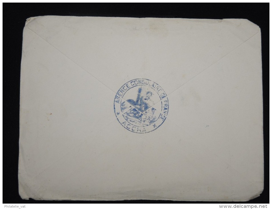 COTE DE L'OR - Enveloppe Du Consulat De France à Accra Pour Dakar En 1939 Avec Censure - à Voir - P7923 - Costa De Oro (...-1957)