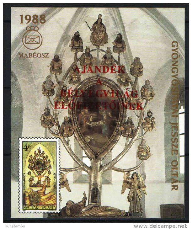 HUNGARY 1996. GYONYGOSPATA - "BELYEGVILAG JOURNAL PRESENT" LIMITED RR ! MNH (**) - Commemorative Sheets