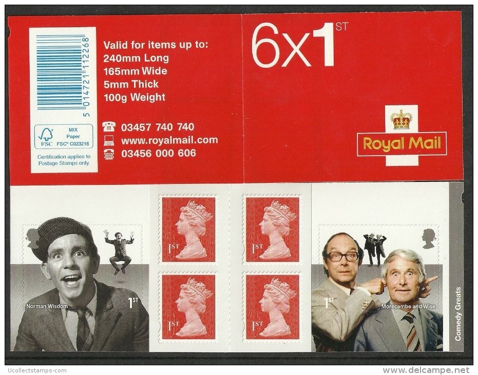 Great Britan  2015   Comedy Greats  Bookilet         Postfris/mnh/neuf - Nuovi