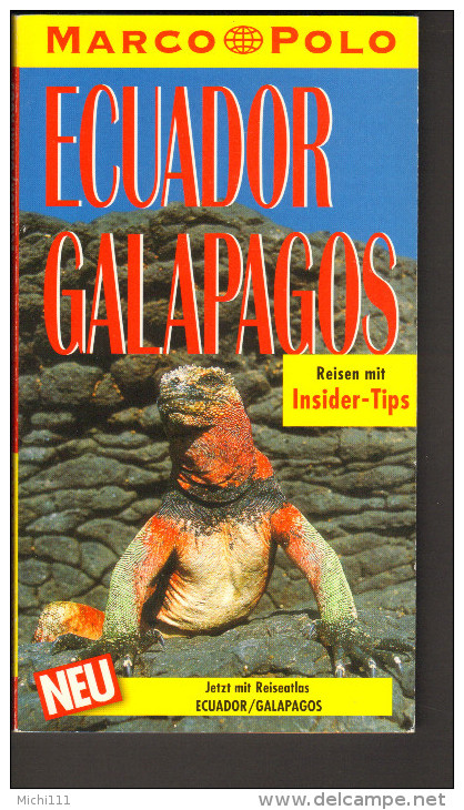 Ecuador U.Galapagos Marco Polo Reiseführer Von 1998 120 Seiten - América