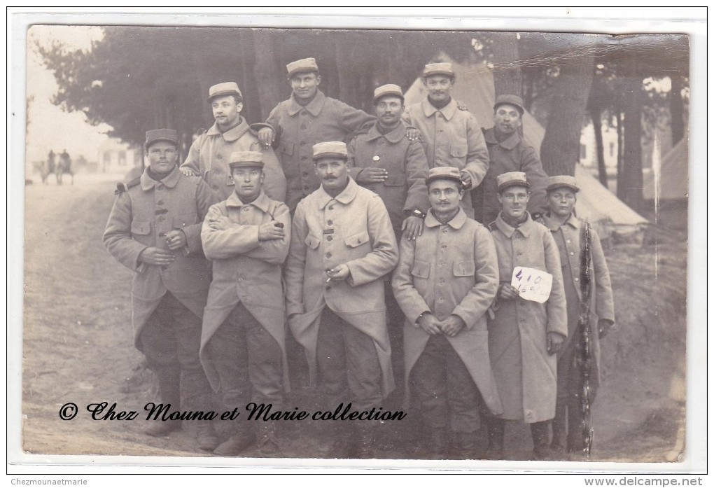 410 EME REGIMENT - CARTE PHOTO MILITAIRE - Regimente