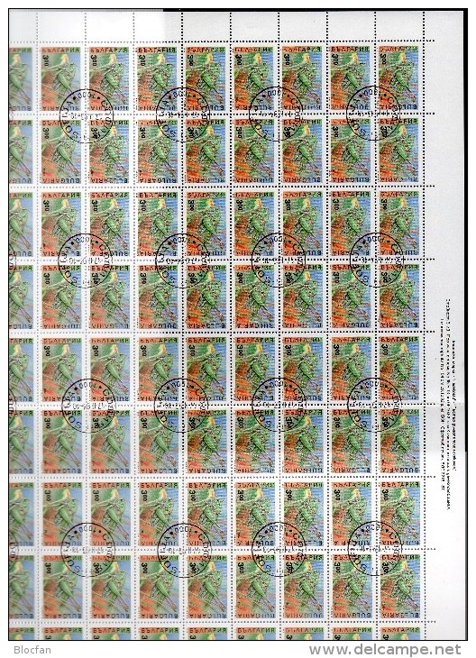 Mit Druck-Datum #154 Oben Heuschrecke 1992 Bulgarien 4016 Bogen O 30€ WWF Naturschutz Bloc Ms Fauna Sheetlet Bf BULGARIA - Varietà & Curiosità