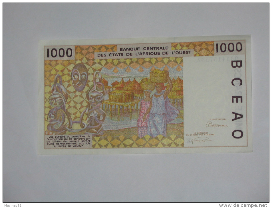 1000 Mille Francs 1993 - SENEGAL - Banque Centrale Des états De L´Afrique De L´ouest  *** EN ACHAT IMMEDIAT *** - Sénégal