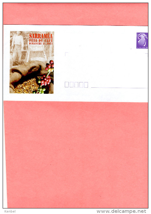 Fete Du Café à Sarraméa. FDC. Enveloppes Illustrées Pré Timbrées 2006 - Briefe U. Dokumente