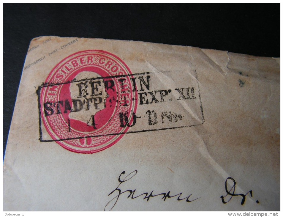 == Umschlag Ca. 1860   Berlin  Not Perfect Michel €  160,00 - Postal  Stationery