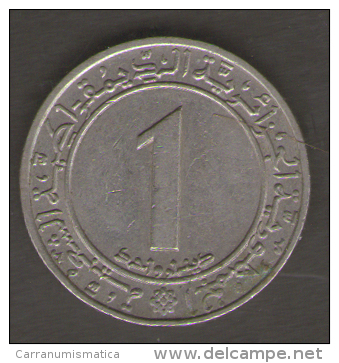 ALGERIA 1 DINAR 1972 - Algérie