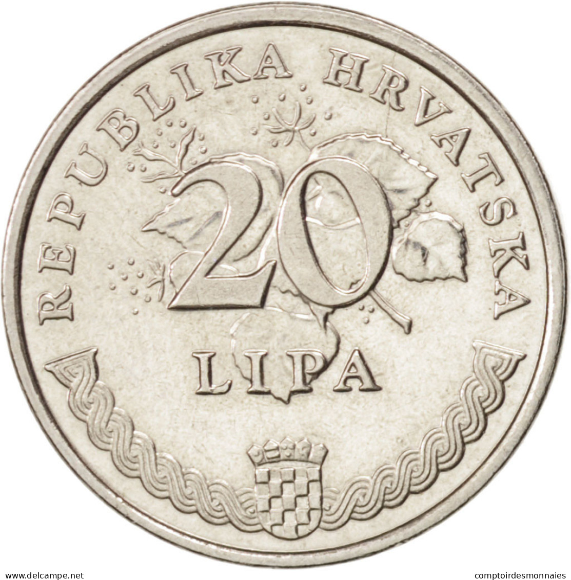 Monnaie, Croatie, 20 Lipa, 2005, SPL, Nickel Plated Steel, KM:7 - Croatia