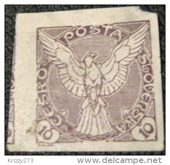 Czechoslovakia 1919 Newspaper Stamp 10h - Used - Francobolli Per Giornali