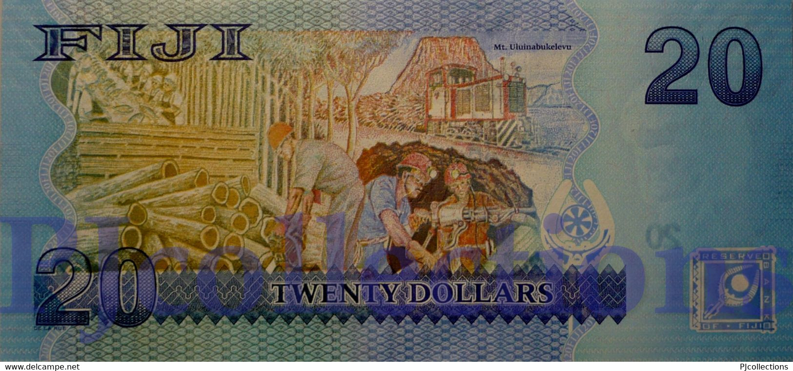 FIJI 20 DOLLARS 2013 PICK 117a UNC PREFIX "FFA" LOW SERIAL NUMBER - Fiji