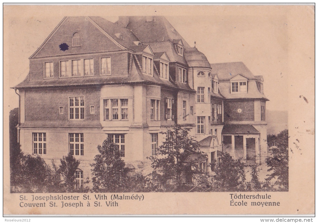SAINT-VITH : Couvent St Joseph - école Normale - Sankt Vith