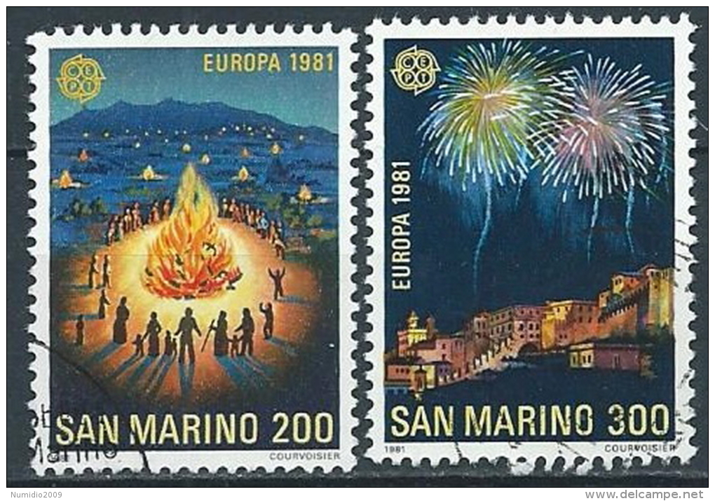 1981 SAN MARINO USATO EUROPA - VA24 - Usati