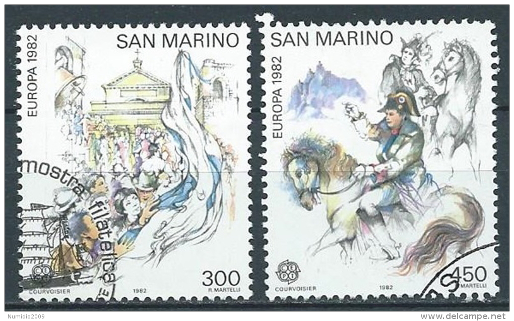 1982 SAN MARINO USATO EUROPA - VA24 - Usati