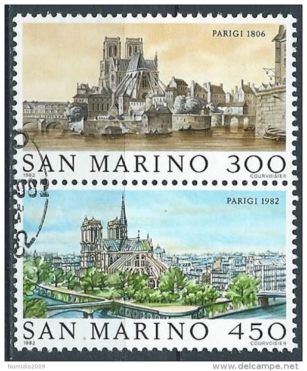 1982 SAN MARINO USATO PARIGI - VA24 - Usati