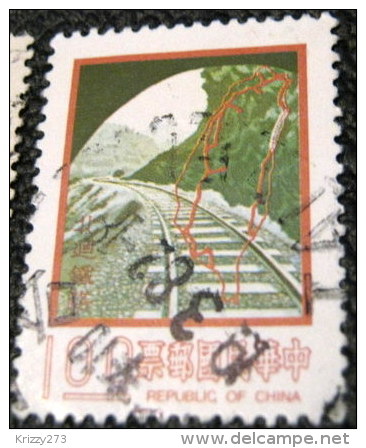 Taiwan 1976 Major Construction Projects $1.00 - Used - Usati