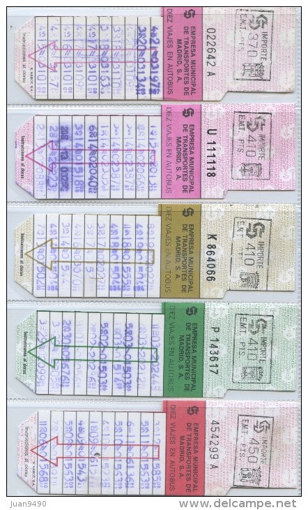 IMPRESIONANTE LOTE DE 20 TARJETAS RESISTIVAS DE MADRID (ESPAÑA) // AÑOS 80 // VER EXPLICACION - Europe