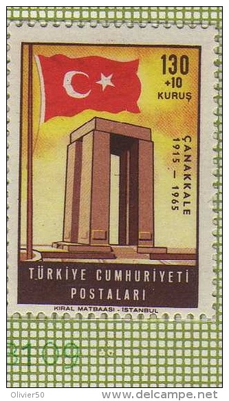 Turquie (1965)  - "Victoire Des Dardanelles" Neufs** - Unused Stamps