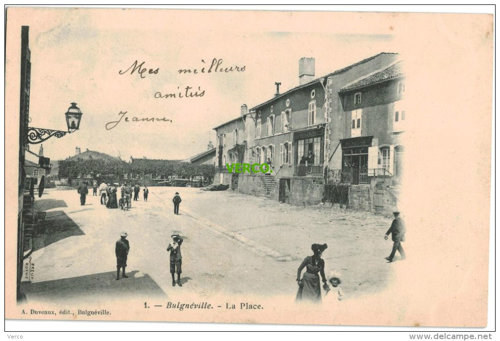 Carte Postale Ancienne De BULGNEVILLE – LA PLACE - Bulgneville