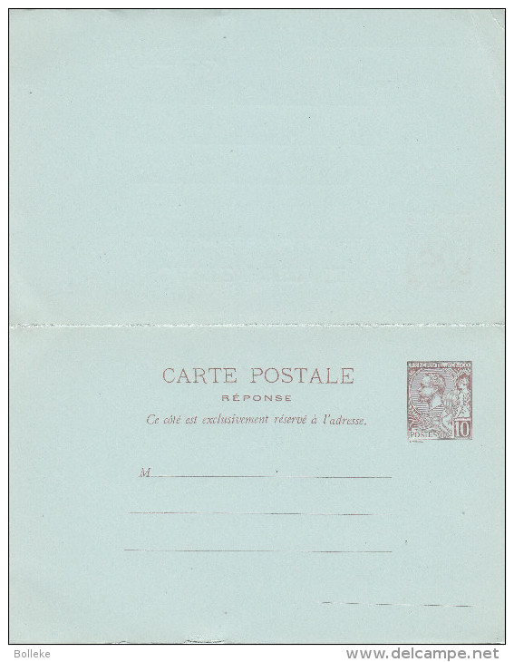 Monaco - Carte Postale De 1891 / 2 - Entier Postal - Storia Postale