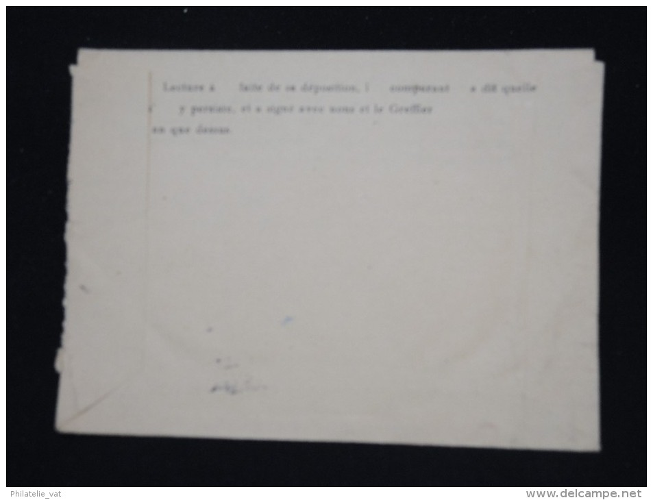 FRANCE - Enveloppe Du Tribunal Militaire De Paris Pour Paris En 1948 - à Voir - Lot P8622 - Military Postmarks From 1900 (out Of Wars Periods)