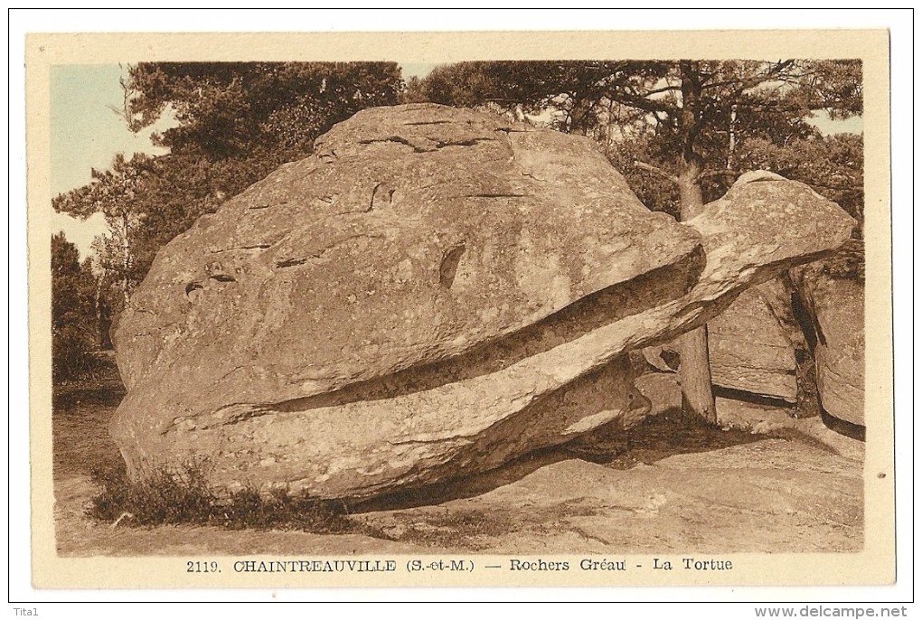 T854 -  Chaintreauville - Rochers Gréau - La Tortue - Saint Pierre Les Nemours