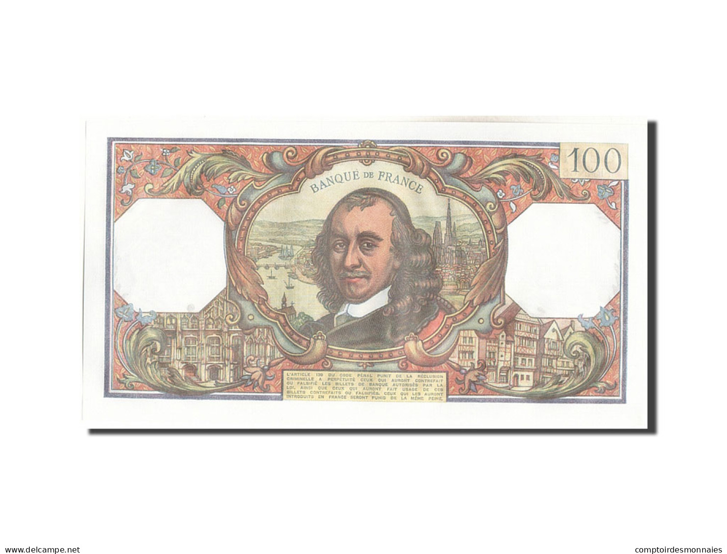 Billet, France, 100 Francs, 100 F 1964-1979 ''Corneille'', 1978, 1978-03-02 - 100 F 1964-1979 ''Corneille''