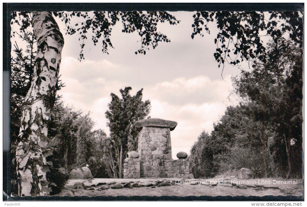 Fallingbostel - Hermann Löhns Denkmal - Lüneburger Heide - Fallingbostel