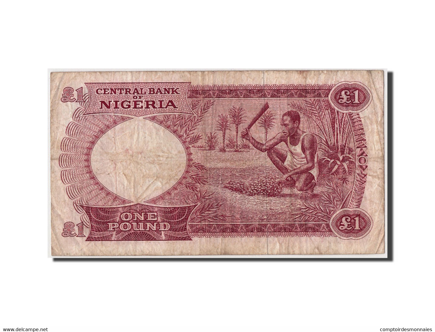 Billet, Nigéria, 1 Pound, TB - Nigeria