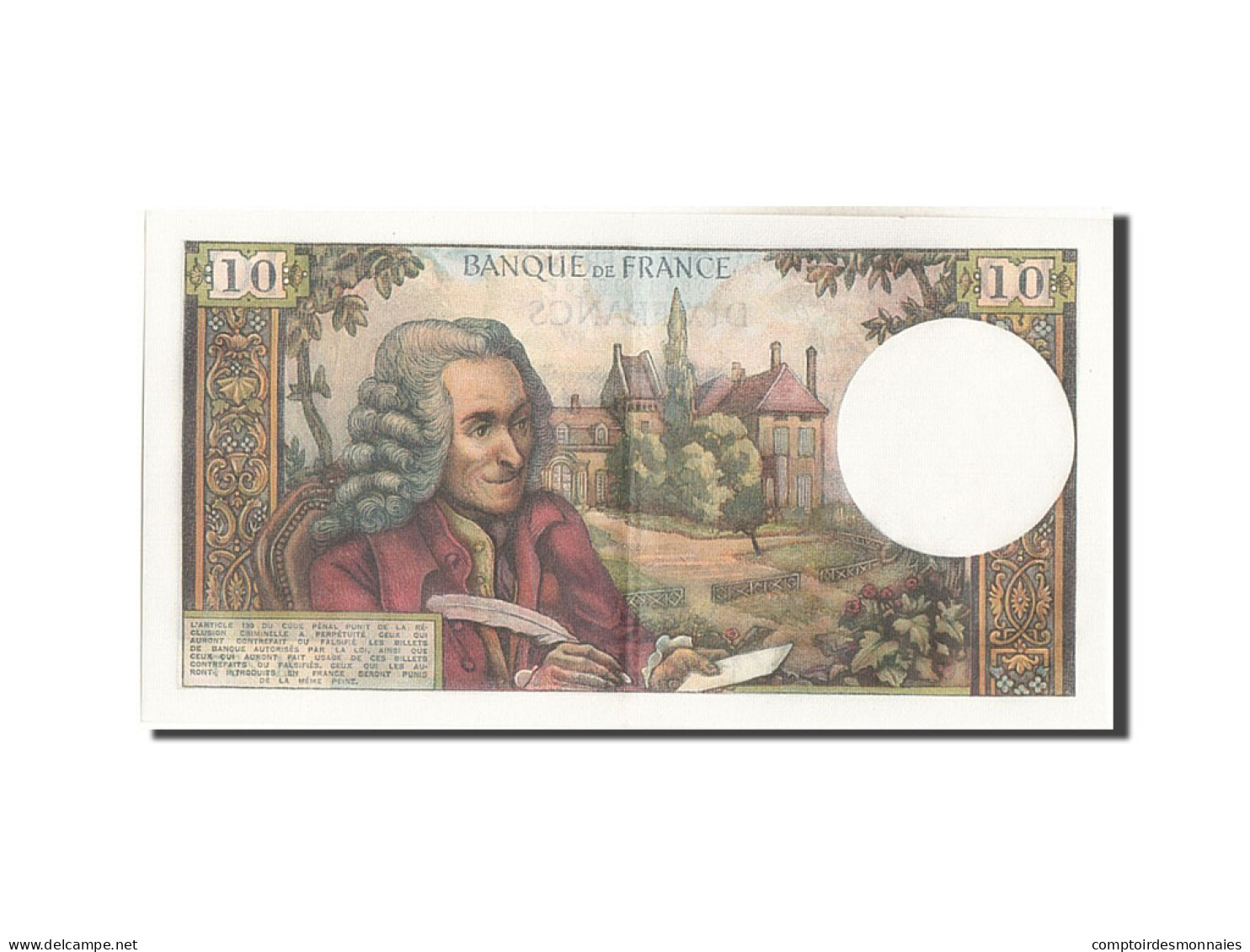 Billet, France, 10 Francs, 10 F 1963-1973 ''Voltaire'', 1966, 1966-07-07, SUP - 10 F 1963-1973 ''Voltaire''