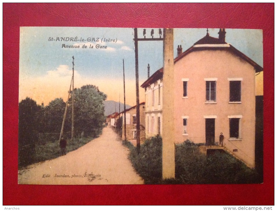 38 Isere St SAINT ANDRE LE GAZ Avenue De La Gare (RARE) - Saint-André-le-Gaz